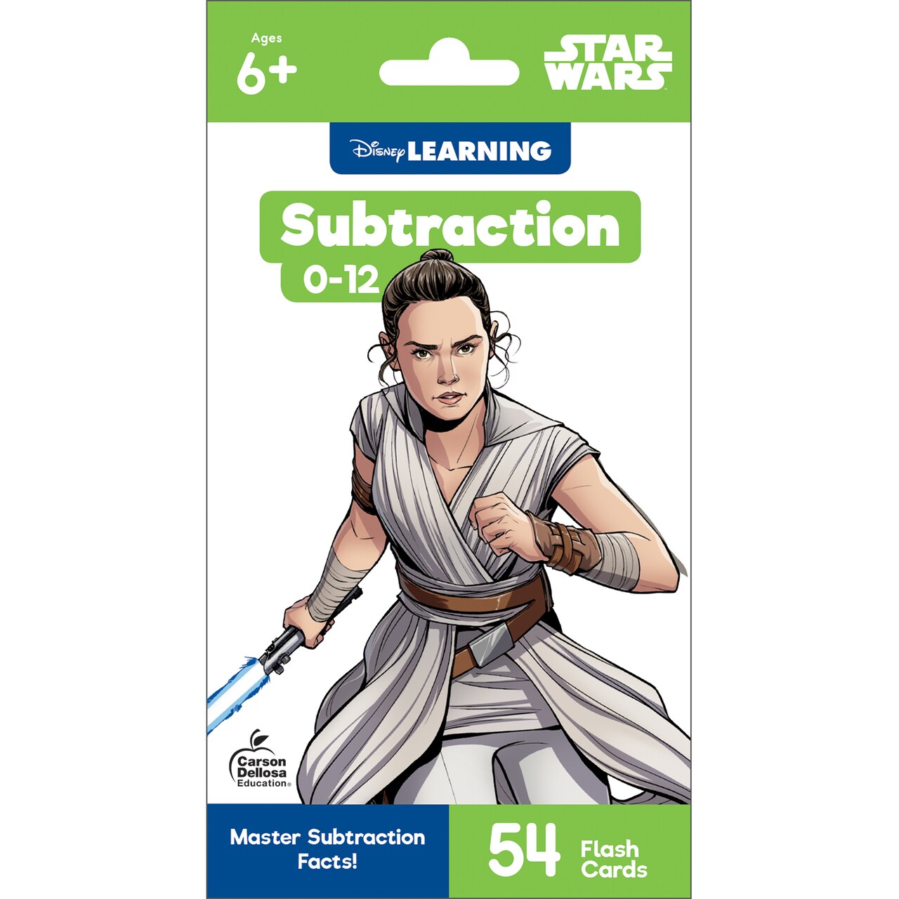 Disney Learning Star Wars Subtraction Facts Flash Cards with Numbers 0-12, Subtraction Jumbo Flash Cards for Kids Ages 6+, 1st Grade, 2nd Grade, and 3rd Grade Math Flash Cards